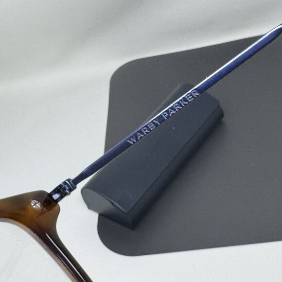 Warby Parker Brooks 3225  rare Tortoise Navy Blue Eyeglasses Frames 49 []19 140 main image 9